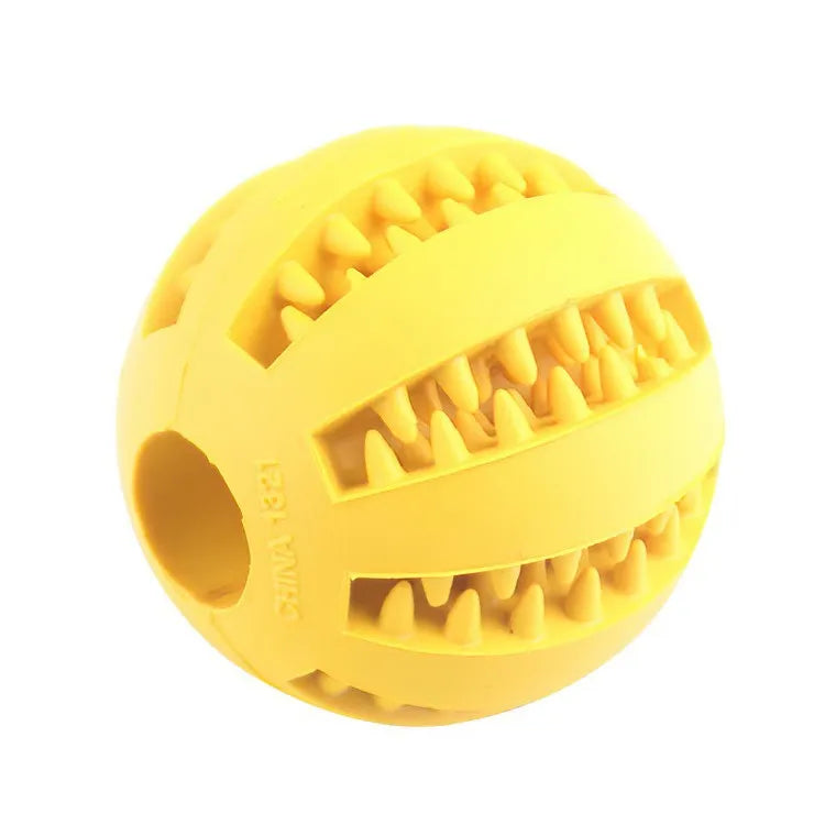 Interactive Dog Treat Ball – Bite Resistant Chew Toy & Food Dispenser for Dogs & Puppies