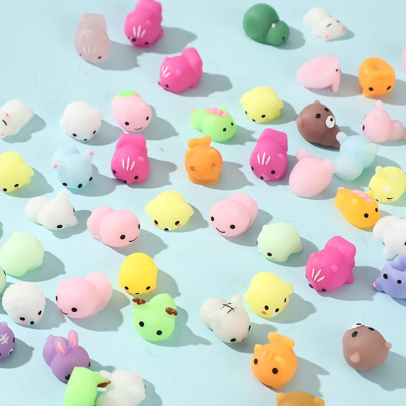 Kawaii Mochi Squishy Toys Set – Soft Stress Relief & Cute Party Favors