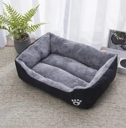Calming Plush Pet Bed โ Deep Sleep Comfort for Dogs & Cats
