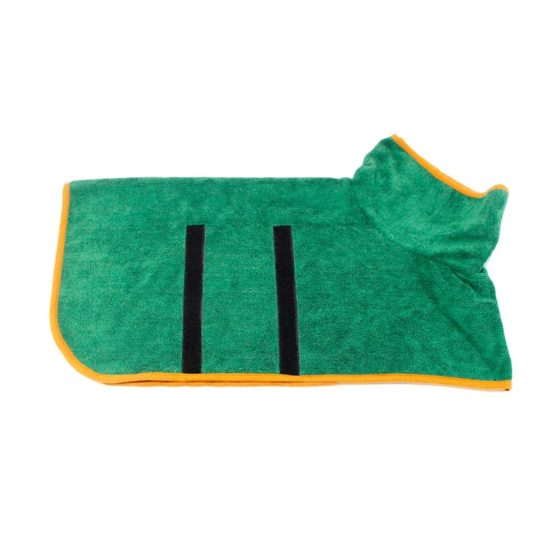Pet Bath Towel Robe – Super Absorbent Dog & Cat Drying Wrap