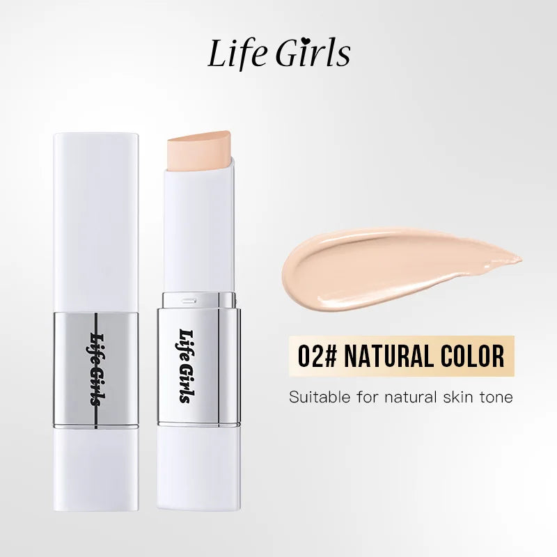 Matte Foundation Stick – Long-Lasting Concealer & Moisturizing Makeup Base (Sweat-Resistant)