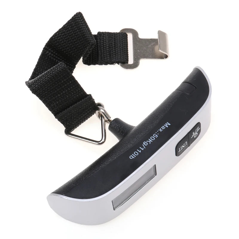 Portable Digital Luggage Scale – 50kg Travel Weight Checker with LCD Display