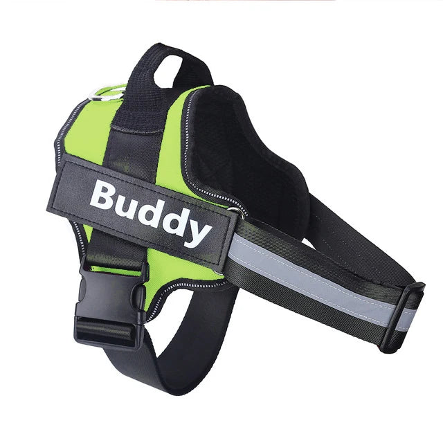 No-Pull Reflective Dog Harness – Adjustable & Breathable for All Dog Sizes