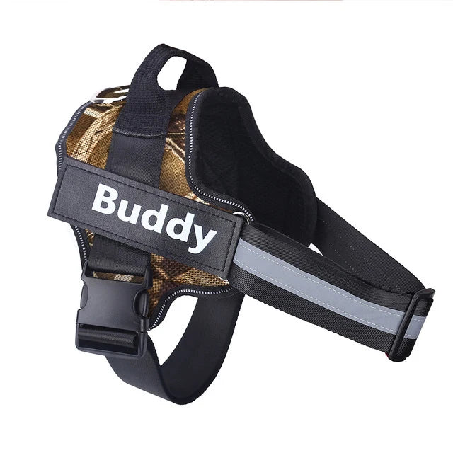 No-Pull Reflective Dog Harness – Adjustable & Breathable for All Dog Sizes