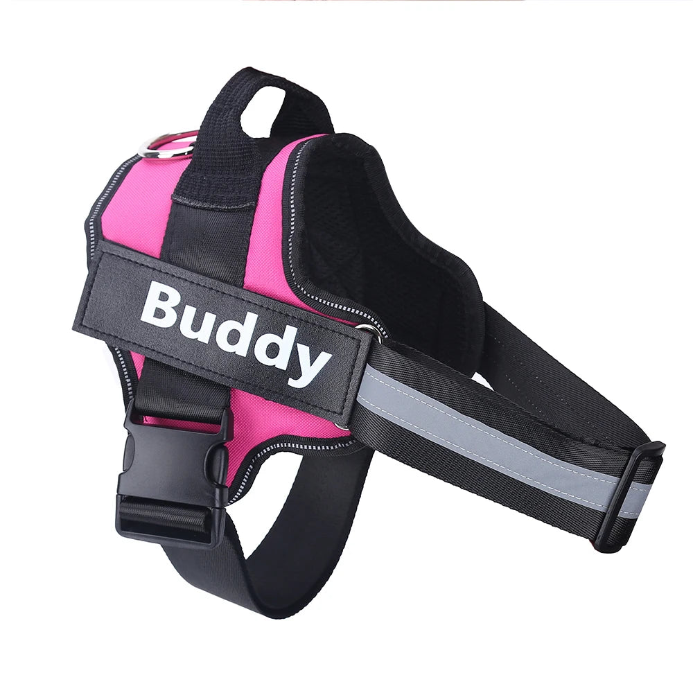 No-Pull Reflective Dog Harness – Adjustable & Breathable for All Dog Sizes