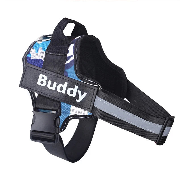 No-Pull Reflective Dog Harness – Adjustable & Breathable for All Dog Sizes
