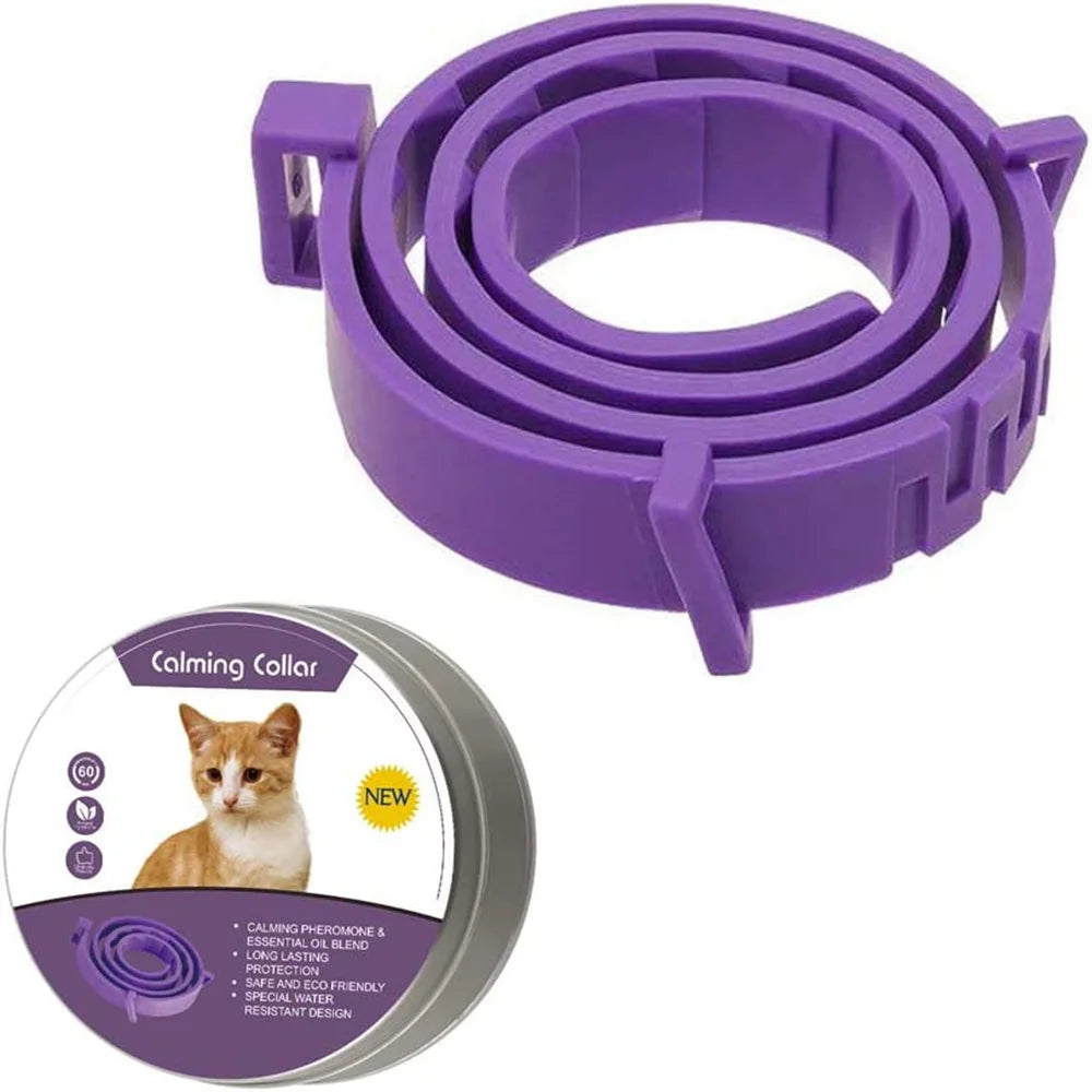 Natural Calming Collar for Cats & Dogs – Long Lasting Anti-Anxiety Solution