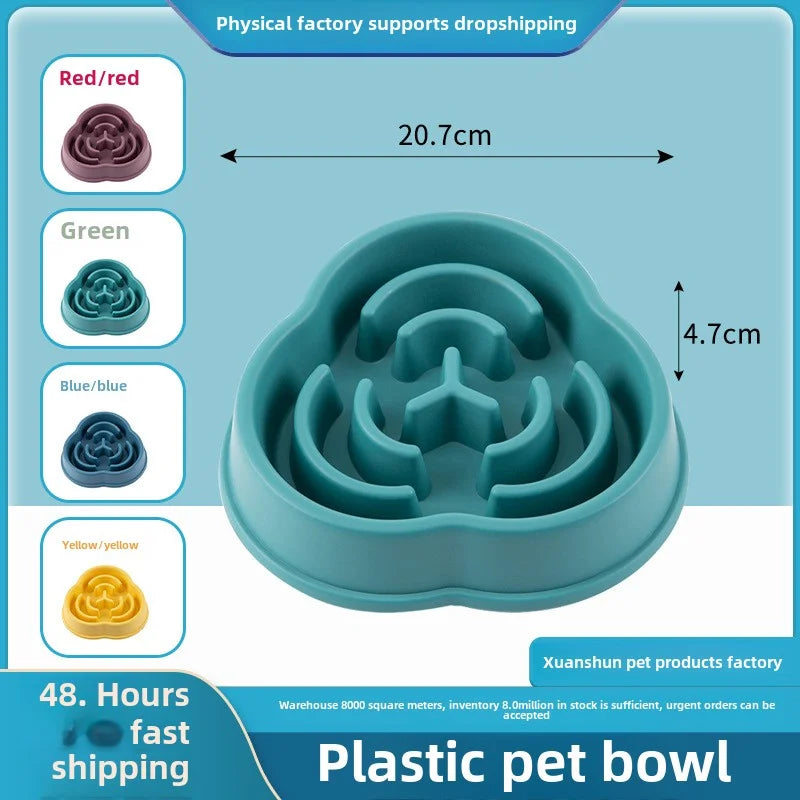 Slow Feeder Dog Bowl – Anti-Choking Cloud Design Bowl for Healthy Eating & Digestion