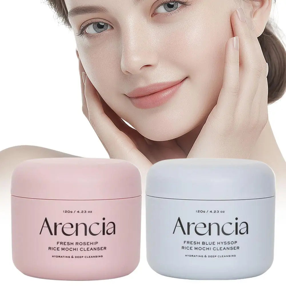 Rice Facial Cleanser – Deep Cleansing Hydrating Face Wash for Makeup & Oil Removal (120g