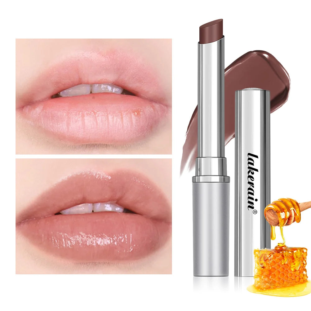 Moisturizing Lipstick & Lip Plumper – Long-Lasting Hydrating Lip Gloss (Natural Shades)