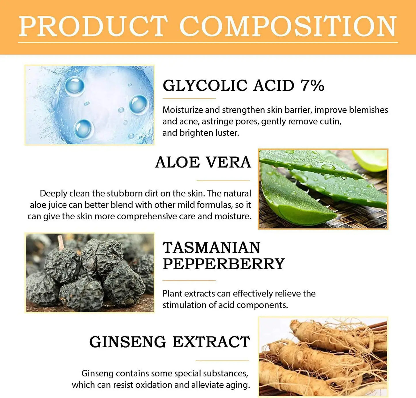 Glycolic Acid 7% Toning Solution – Exfoliating Face Toner for Smoother & Brighter Skin (100ml)