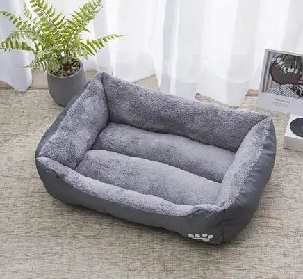 Calming Plush Pet Bed – Deep Sleep Comfort for Dogs & Cats