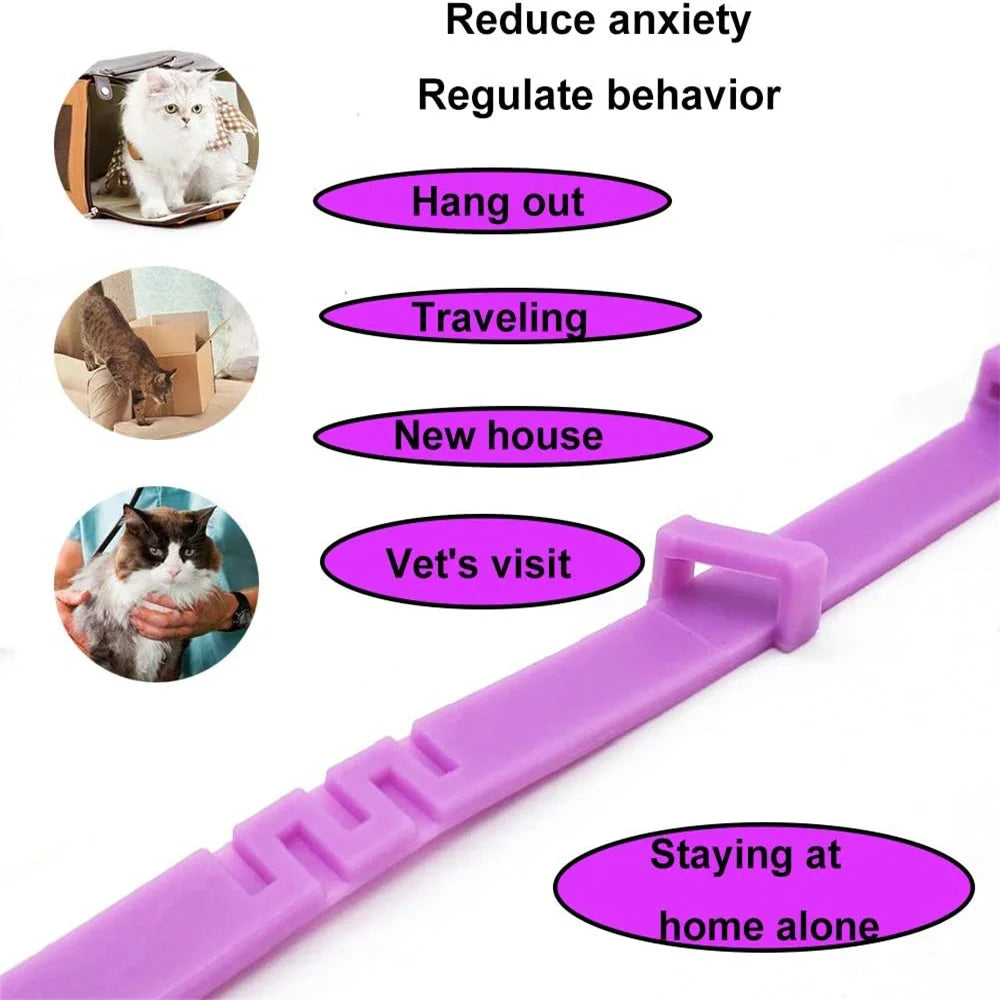 Natural Calming Collar for Cats & Dogs – Long Lasting Anti-Anxiety Solution