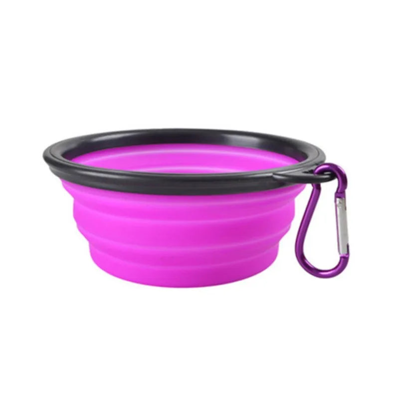 Portable Collapsible Pet Bowl – Silicone Travel Food & Water Bowl for Dogs & Cats