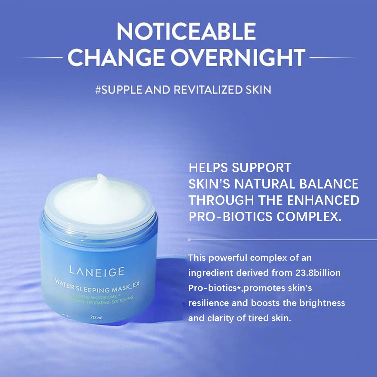Hydrating Sleeping Face Mask – Overnight Moisturizing Gel Mask