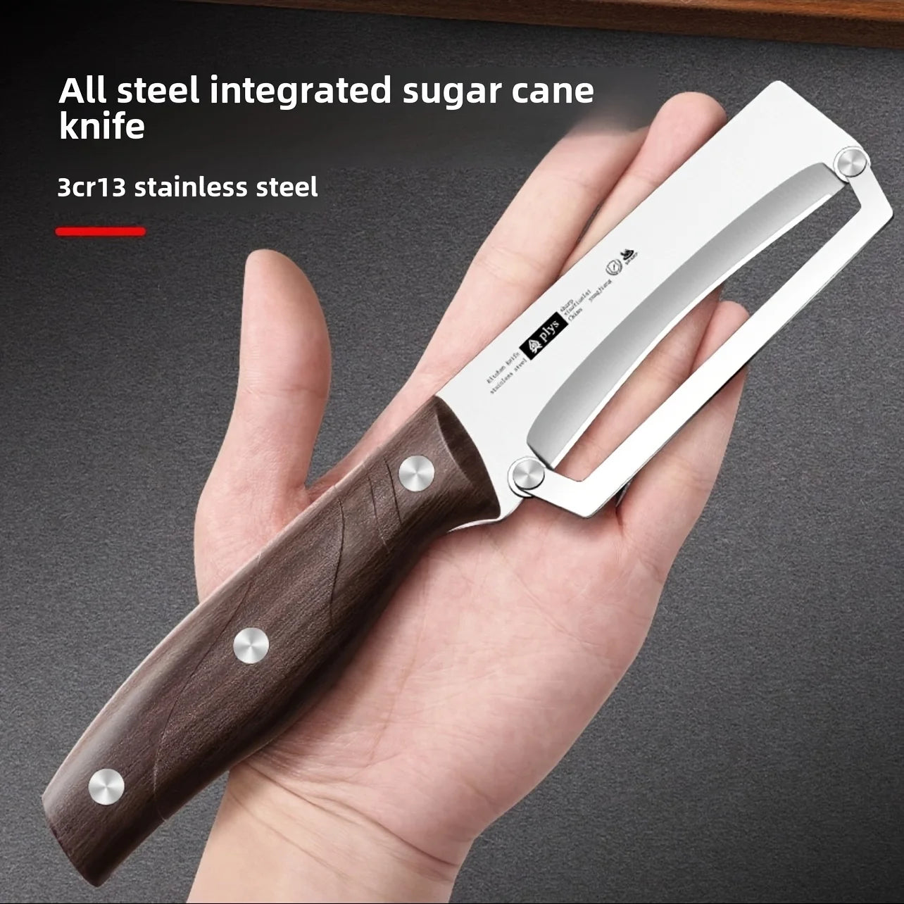 Stainless Steel Vegetable Peeler with Wooden Handle – Durable Fruit & Potato Peeler Tool