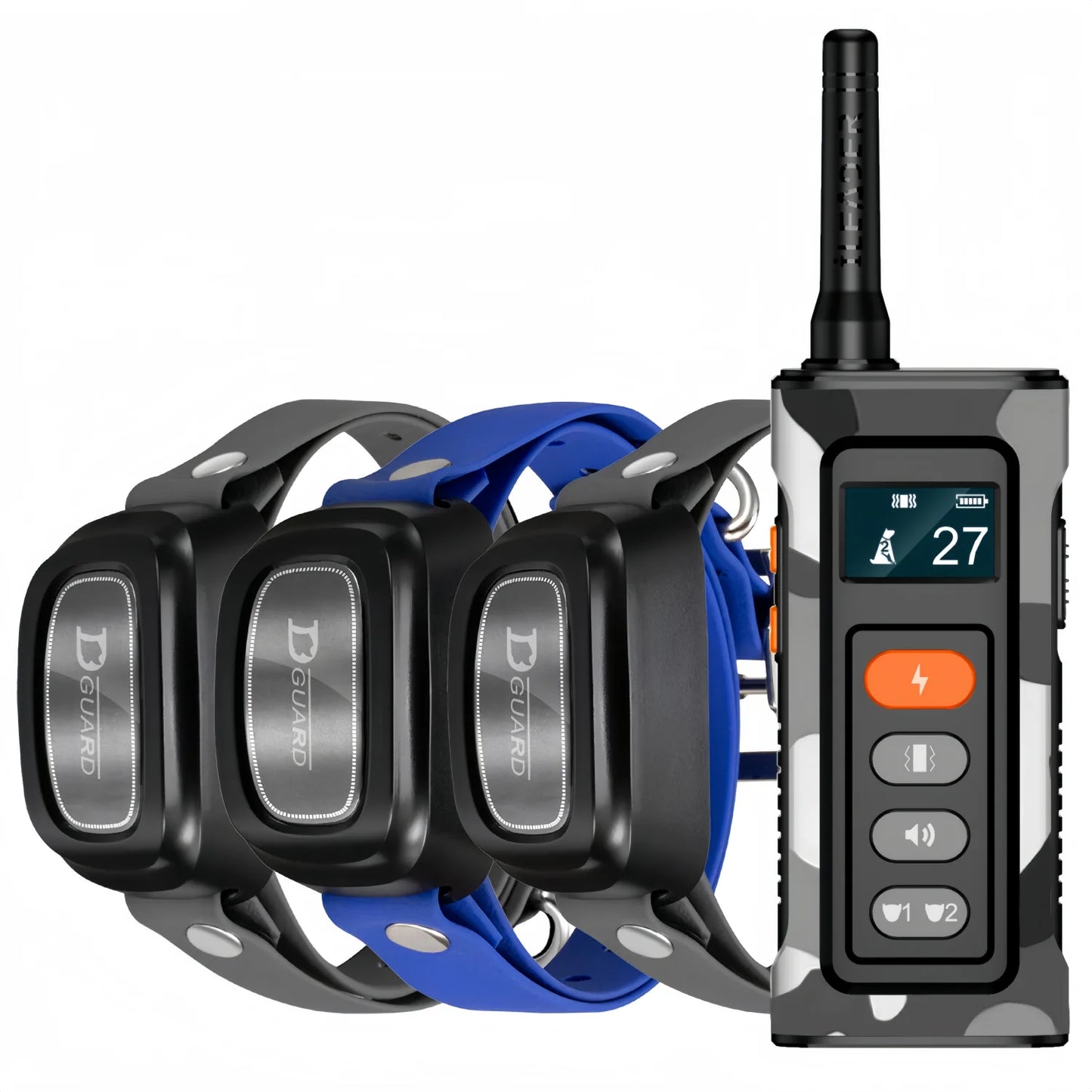 Remote Control Waterproof Dog Training Collar 3300Ft – Shock & Vibration Adjustable Electric Training Collar for Dogs (8–150 lbs)