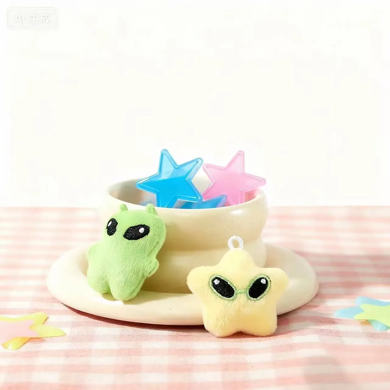 Cute Star Keychain – Kawaii Phone Charm & Bag Accessory (Perfect Gift)