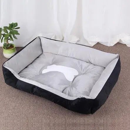 Calming Plush Pet Bed – Deep Sleep Comfort for Dogs & Cats