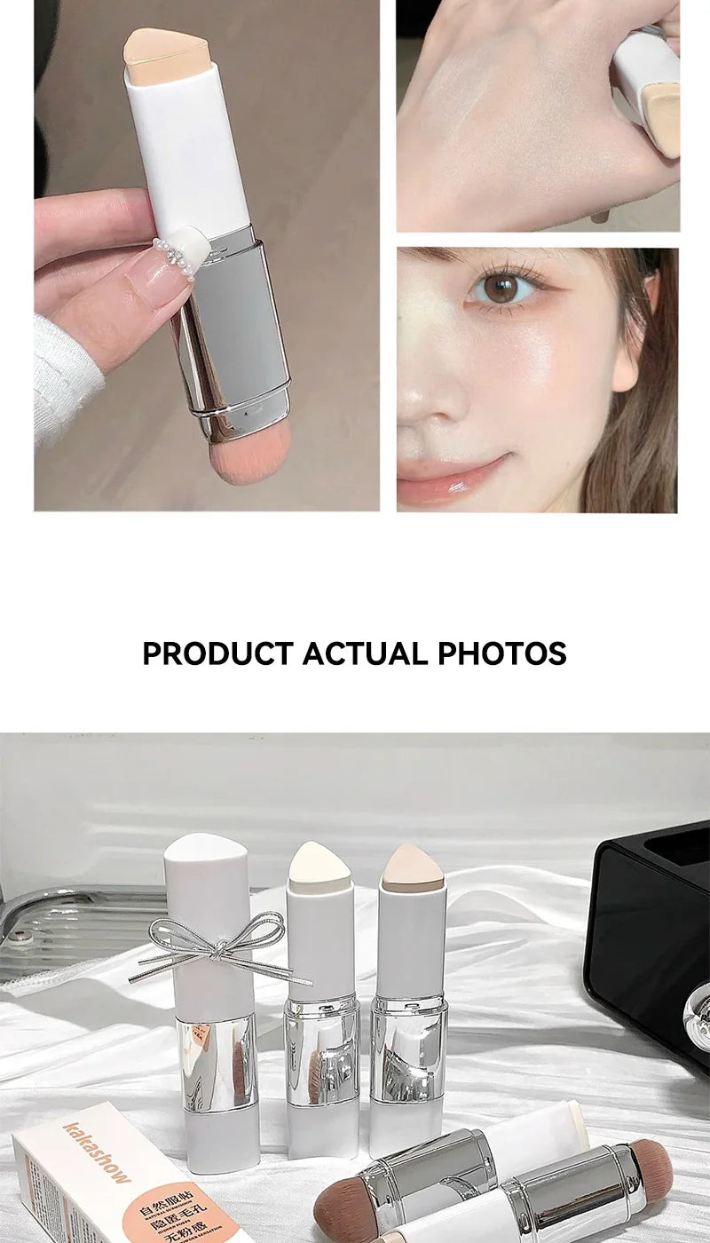 Matte Foundation Stick – Long-Lasting Concealer & Moisturizing Makeup Base (Sweat-Resistant)