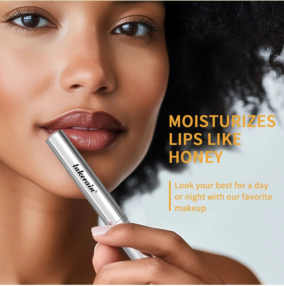 Moisturizing Lipstick & Lip Plumper – Long-Lasting Hydrating Lip Gloss (Natural Shades)