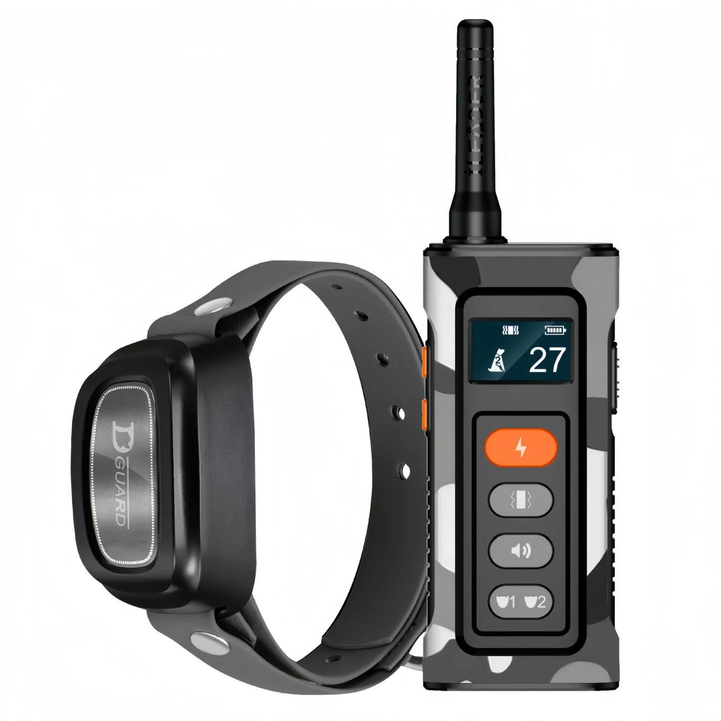 Remote Control Waterproof Dog Training Collar 3300Ft – Shock & Vibration Adjustable Electric Training Collar for Dogs (8–150 lbs)