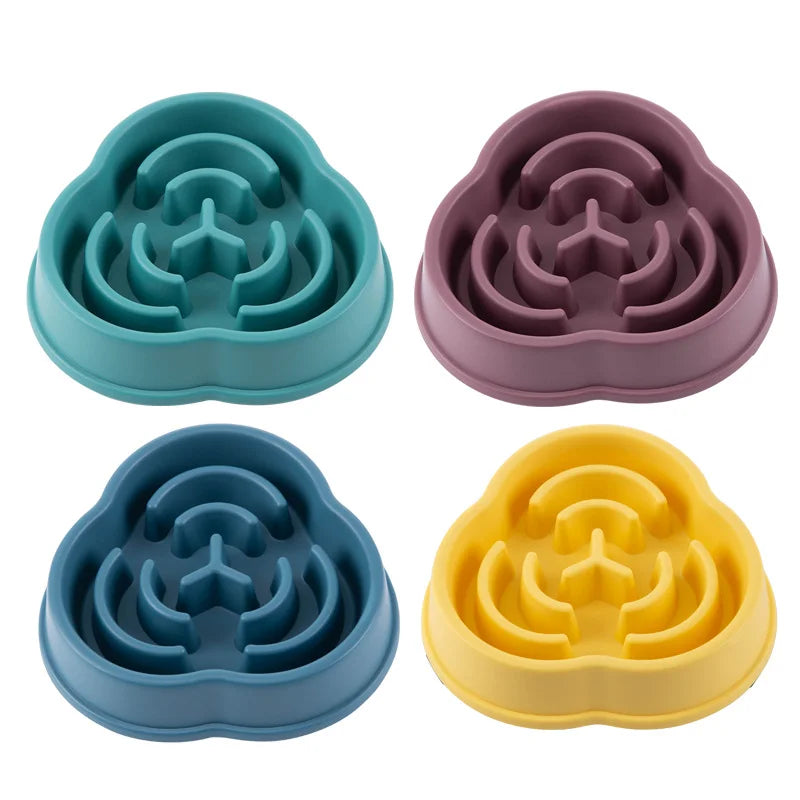 Slow Feeder Dog Bowl – Anti-Choking Cloud Design Bowl for Healthy Eating & Digestion