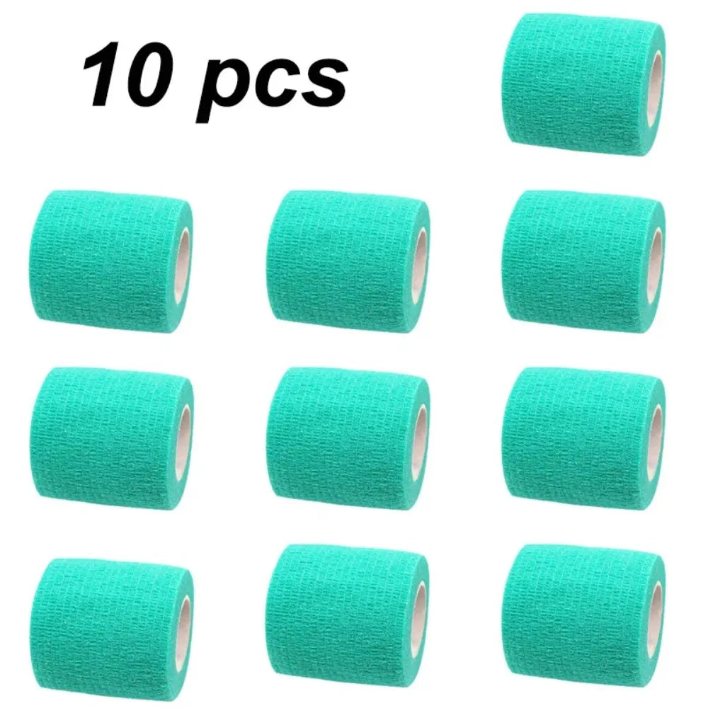 Self-Adhesive Elastic Bandage Wrap (10/12pcs) – Pet & Sport First Aid Tape for Dogs, Cats, Ankle & Joint Support