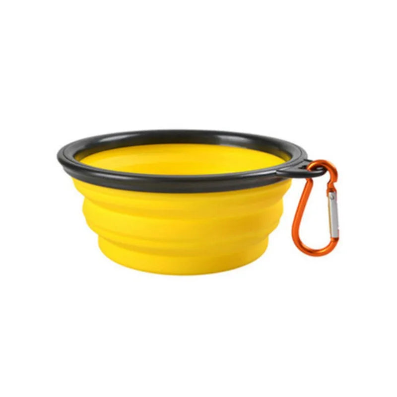 Portable Collapsible Pet Bowl – Silicone Travel Food & Water Bowl for Dogs & Cats