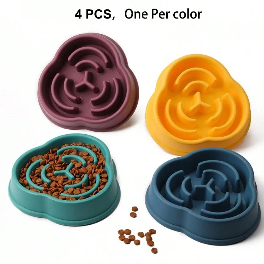 Slow Feeder Dog Bowl – Anti-Choking Cloud Design Bowl for Healthy Eating & Digestion