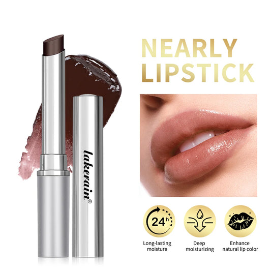 Moisturizing Lipstick & Lip Plumper – Long-Lasting Hydrating Lip Gloss (Natural Shades)