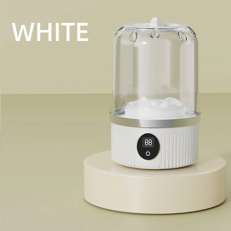 Mini Portable Washing Machine – USB Rechargeable Laundry Cup for Travel & Small Items