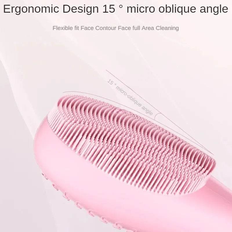 Silicone Facial Cleansing Brush – USB Rechargeable & Waterproof