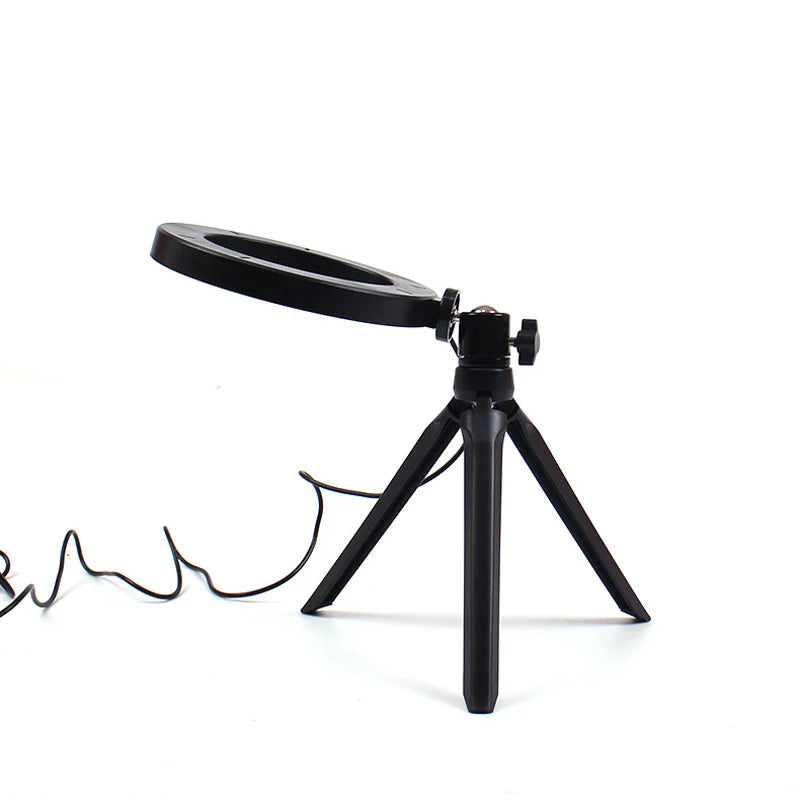 LED Ring Light with Tripod & Phone Mount – Dimmable 10" Selfie Light for TikTok, YouTube, Makeup & Zoom