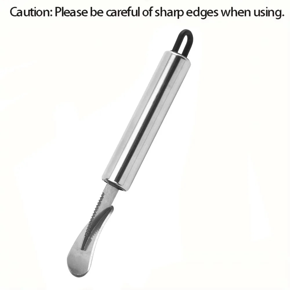 Stainless Steel Orange Peeler – Easy Citrus Fruit Peeling Tool with Ergonomic Handle