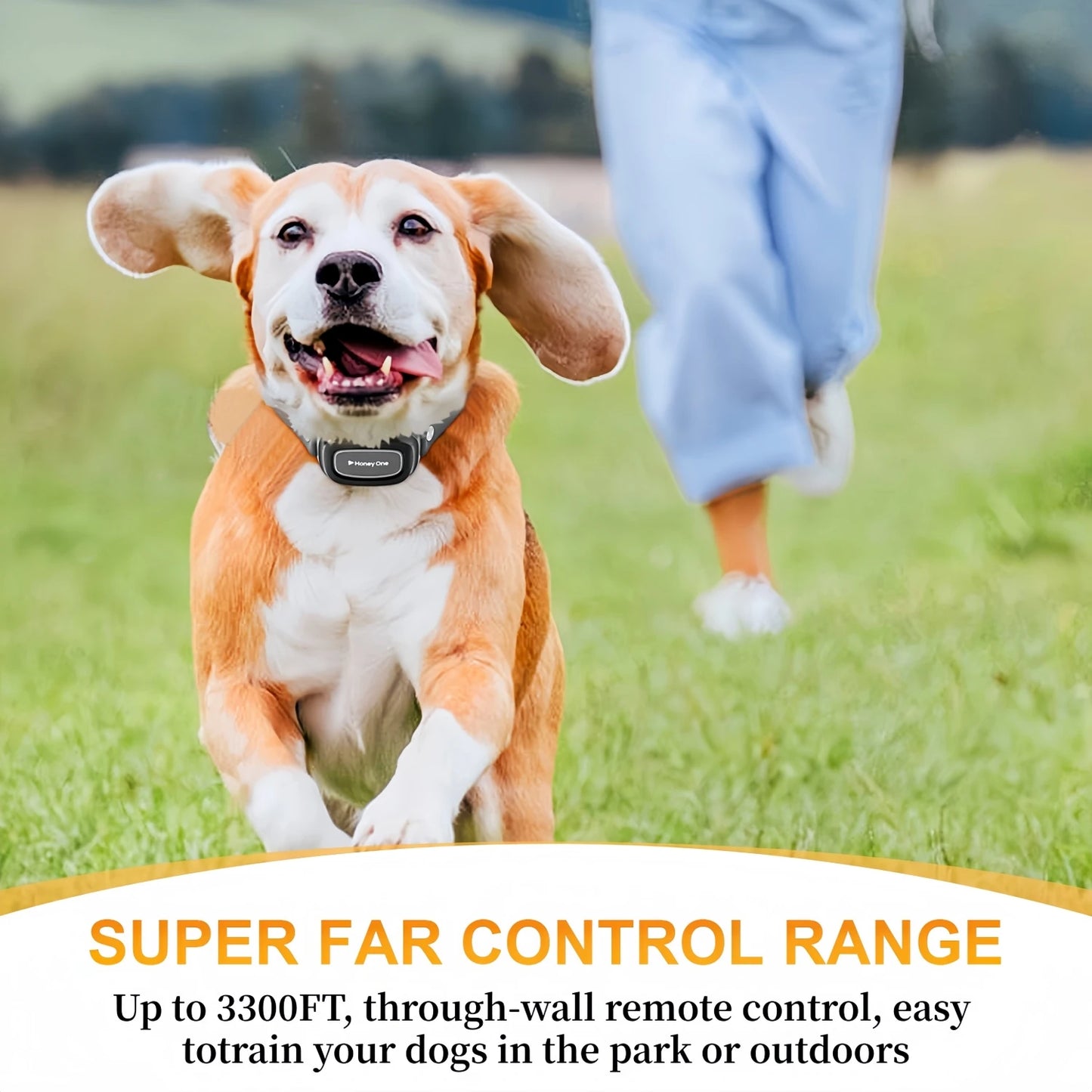 Remote Control Waterproof Dog Training Collar 3300Ft – Shock & Vibration Adjustable Electric Training Collar for Dogs (8–150 lbs)