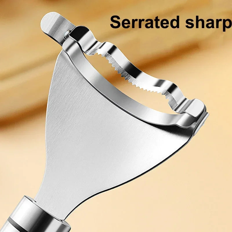 Stainless Steel Corn Peeler & Stripper – Easy Corn Kernel Remover Tool (1–2 Pack Kitchen Gadget)