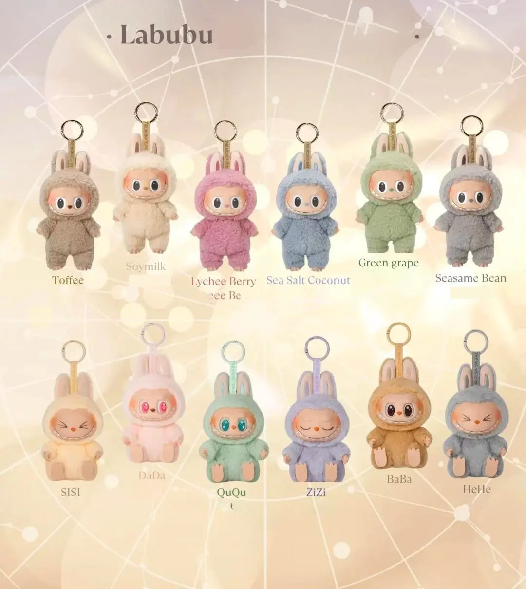 Labubu V3 Mini Keychain Series – Mystery Surprise Toy