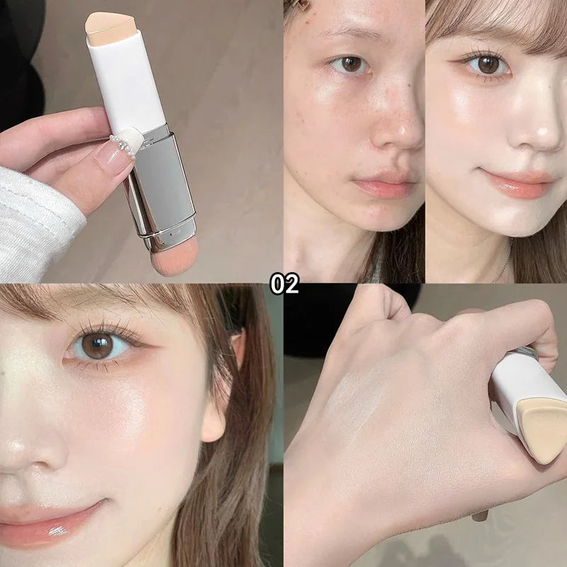 Matte Foundation Stick – Long-Lasting Concealer & Moisturizing Makeup Base (Sweat-Resistant)