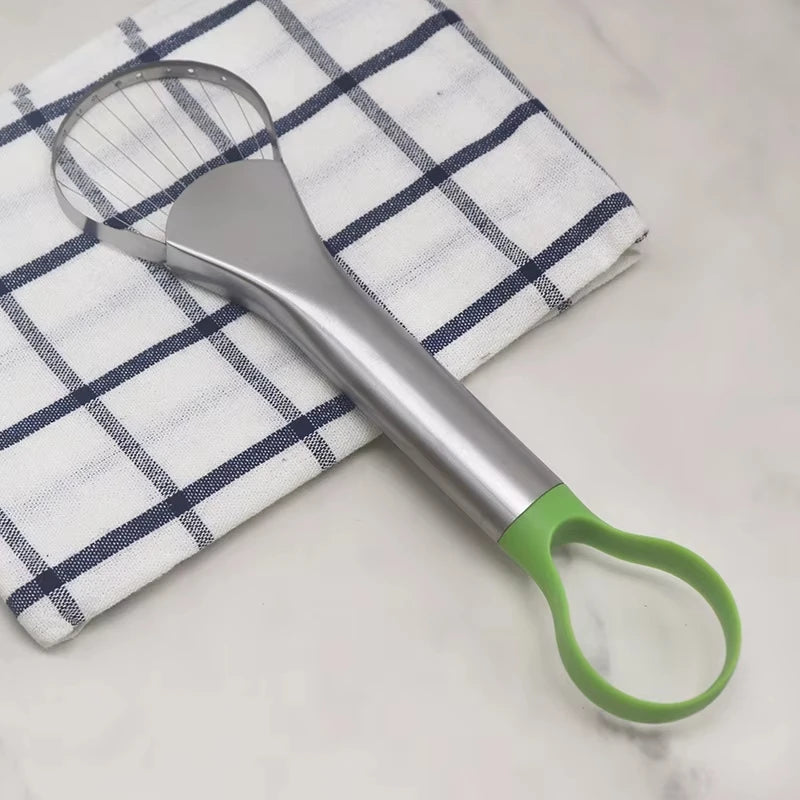 2-in-1 Avocado Slicer & Peeler – Stainless Steel Avocado Cutter & Fruit Slicing Tool