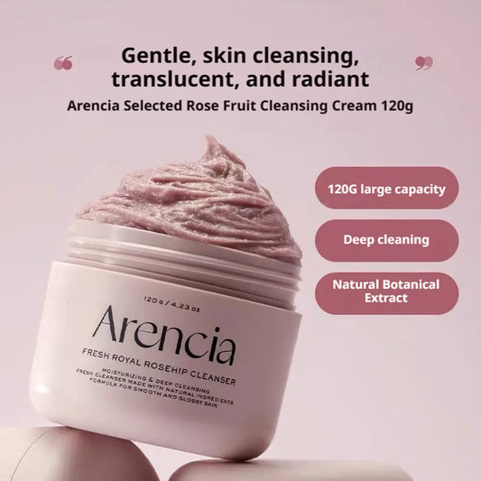 Rice Facial Cleanser – Deep Cleansing Hydrating Face Wash for Makeup & Oil Removal (120g