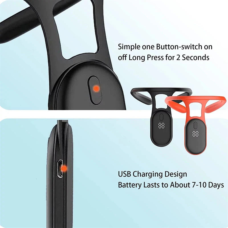 Smart Posture Corrector with Micro Vibration Sensor – Back & Neck Alignment Trainer for Adults and Kids
