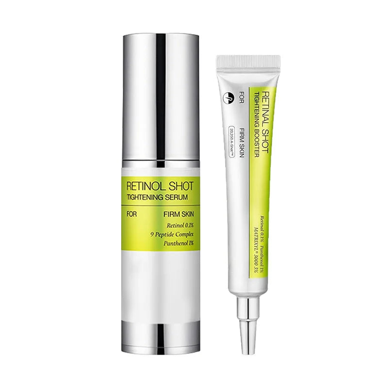 Retinol Face & Eye Care Set – Firming Serum & Eye Cream for Hydration & Smoother Skin