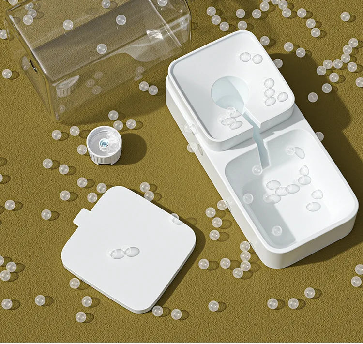 Automatic Cat Feeder & Water Dispenser – Gravity-Based Dual Food & Water Station for Pets