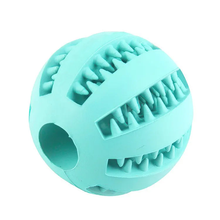 Interactive Dog Treat Ball – Bite Resistant Chew Toy & Food Dispenser for Dogs & Puppies