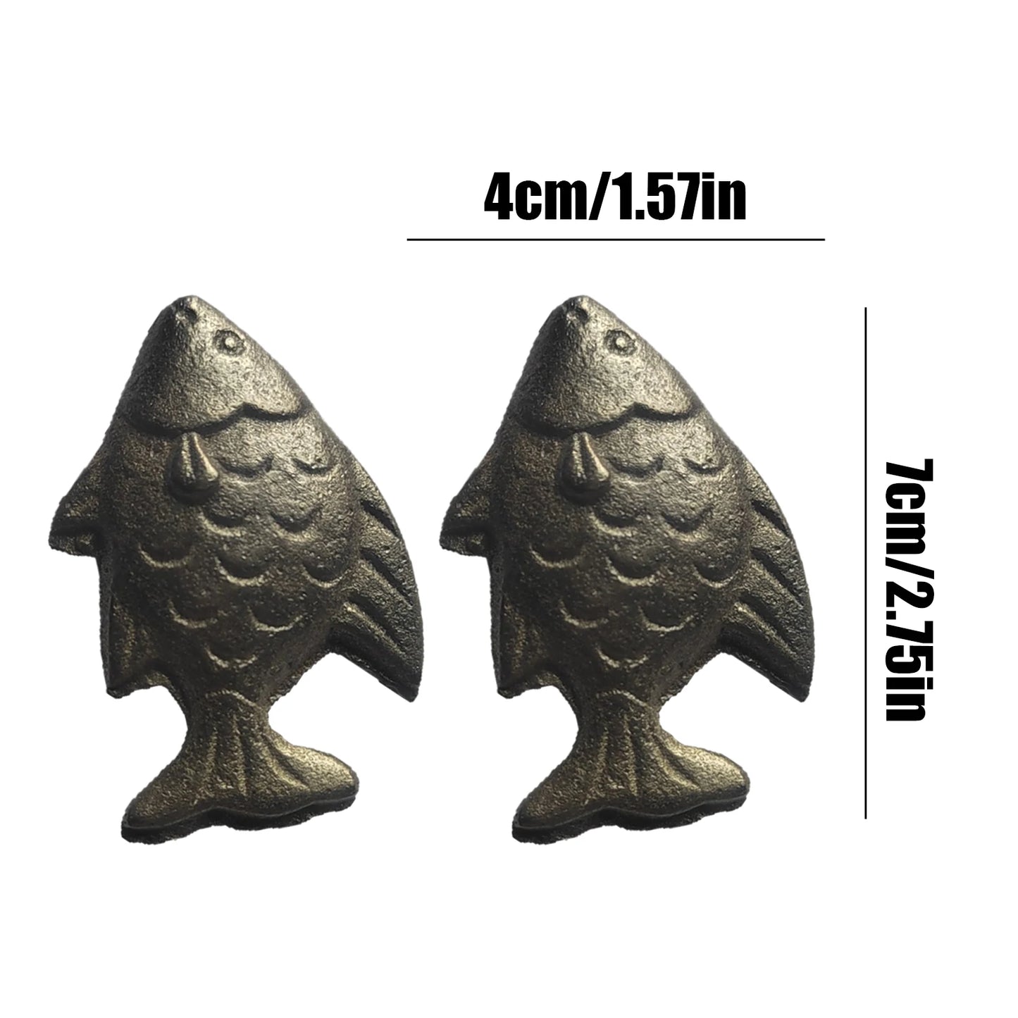Reusable Iron Fish Cooking Tool – Traditional Kitchen Iron Infuser for Cooking & Stews