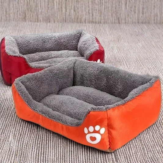 Calming Plush Pet Bed – Deep Sleep Comfort for Dogs & Cats
