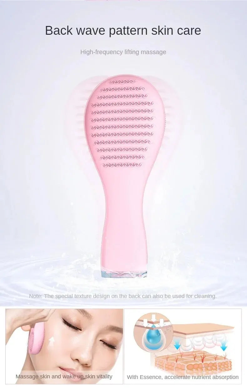 Silicone Facial Cleansing Brush – USB Rechargeable & Waterproof