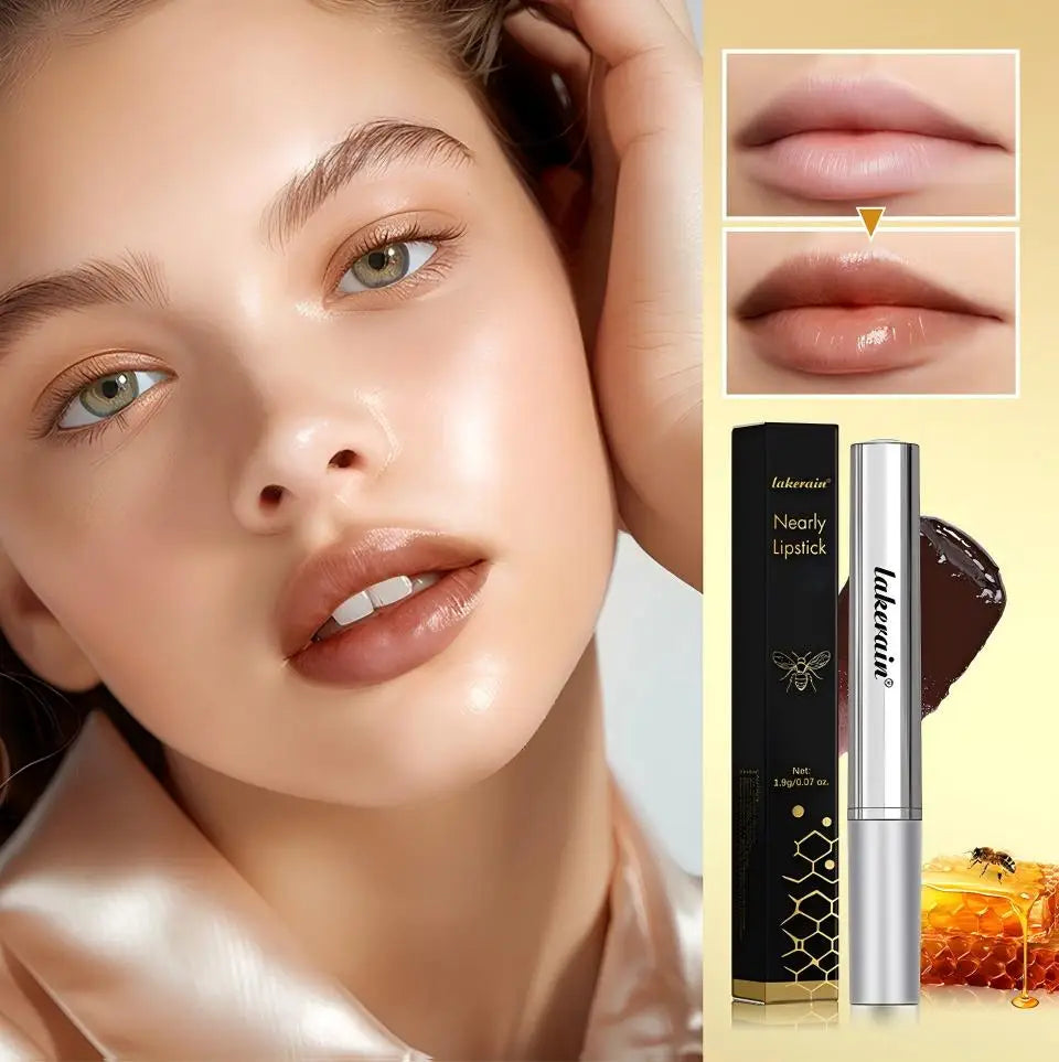 Moisturizing Lipstick & Lip Plumper – Long-Lasting Hydrating Lip Gloss (Natural Shades)