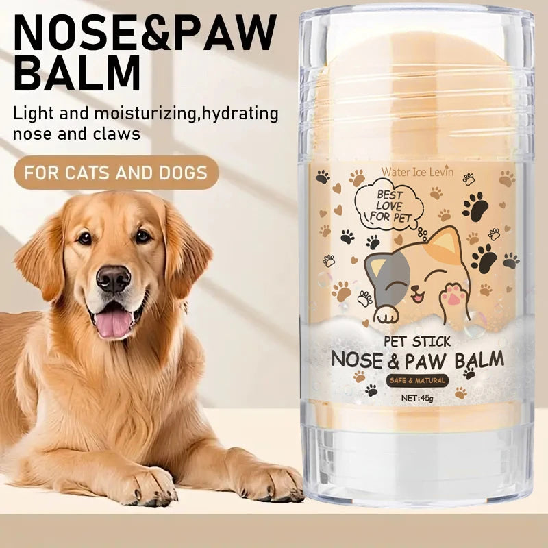 Dog & Cat Paw Balm 45g – Nose & Paw Moisturizer Cream for Cracked Feet Repair & Protection